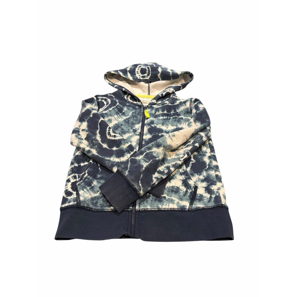 Crewcuts Blue Batik Tie-Dye Zip Hoodie | Kids 6–7 - Picture 2 of 10